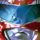 The cover art for Power Rangers #25, which is a bit of a red (ranger) herring.